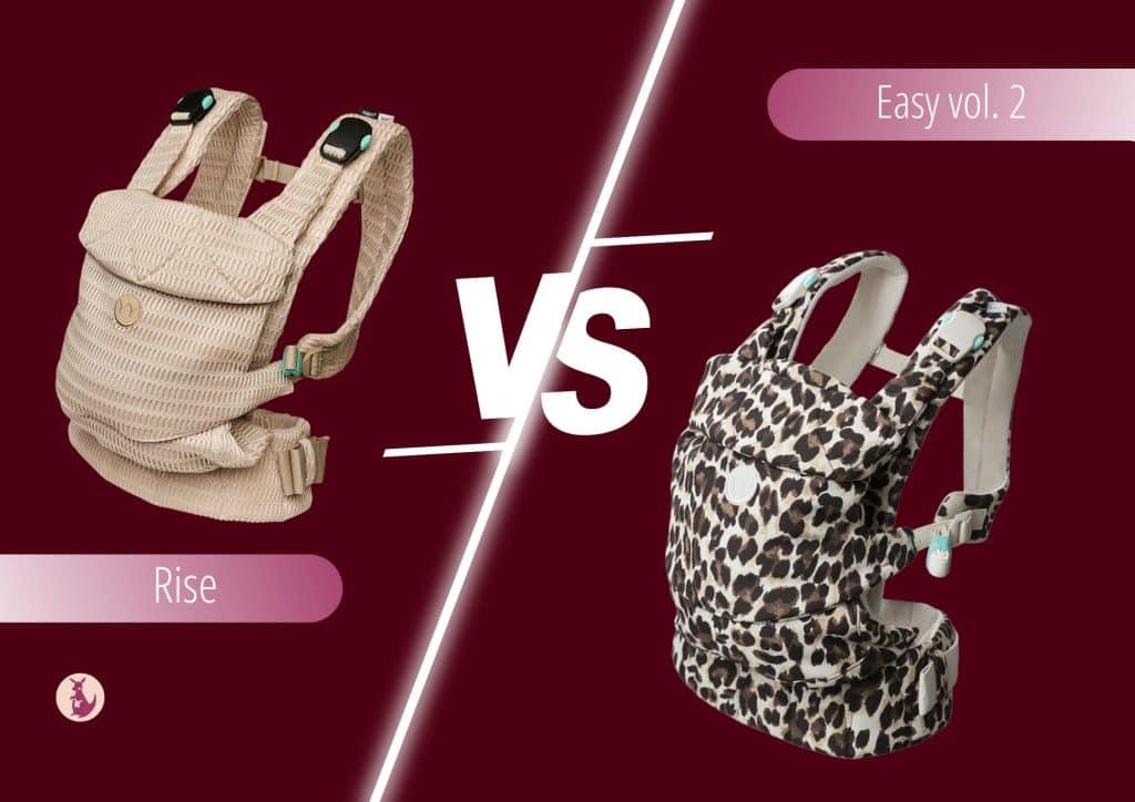 Porte-bébé Najell Easy volume 2 Vs Rise avec comparatif