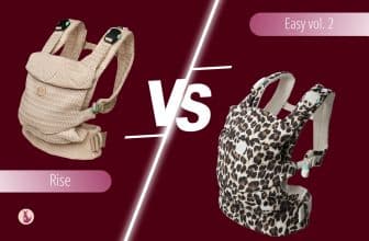 Porte-bébé Najell Easy volume 2 Vs Rise avec comparatif